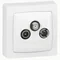 TV-RD-SAT socket white