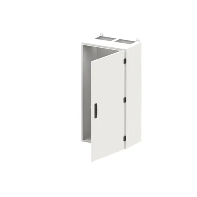 TW207G grey enclosure, 168M, IP55, 850A, class I, 1100x550x350mm (HxWxD) | empty | solid door | no N+PE