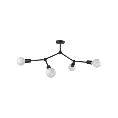 TWIG Lampada da soffitto 55cm 60W IP20 nera