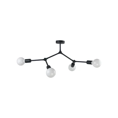 TWIG Plafón 55cm 60W IP20 negro