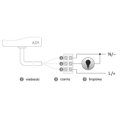Twilight automaton with an internal AZH photosensitive sensor