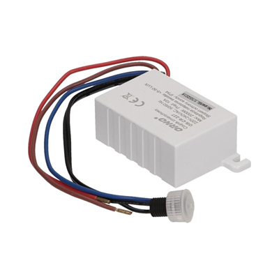 Twilight sensor with external probe, IP54, <5-50 lux 2000W