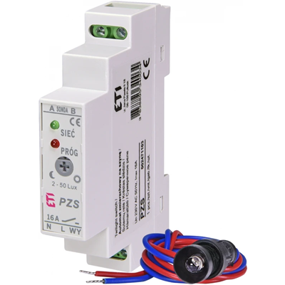 Twilight switch for PZS rail