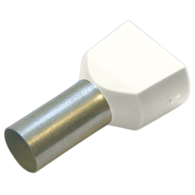 TWIN Ferrule cosse 0.75/10 blanc 100 pcs