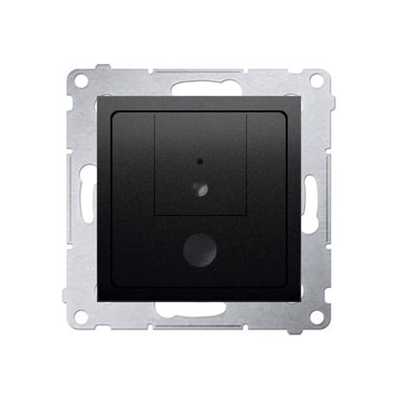 Two-button dimmer (module) 40-500 W (300 VA), metallic anthracite