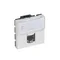 Two-module RJ45 socket STP cat. 6a, white