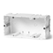 Two-pole installation box for wiring trunking fi60mm 48x71x142mm white