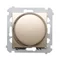 Two-pole rotary dimmer for dimmable LEDs 230V (module) 5-215W, gold metallic