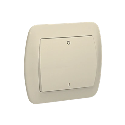 Two-pole switch 230V, beige