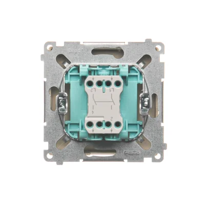 Two-pole switch (module) 230, beige