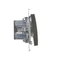 Two-pole switch (module) 230V, matt bronze metallic