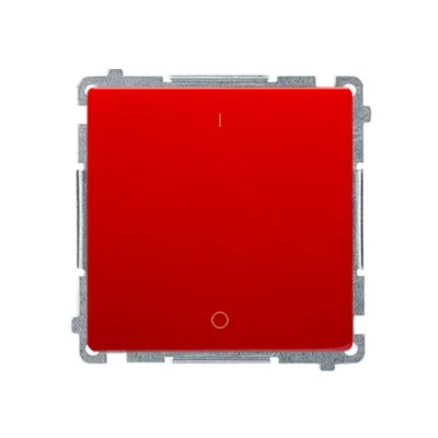 Two-pole switch (module) 230V, red