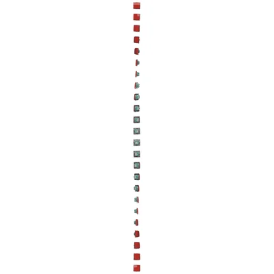 Two-pole switch (module) 230V, red