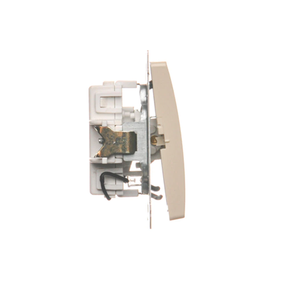 Two-pole switch with backlight (module) 230V, beige