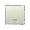 Two-pole switch with backlight (module) 230V, beige