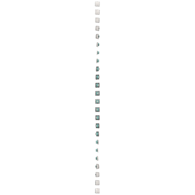 Two-pole switch with illumination (module), 10A, 250V, screw terminals, white