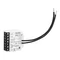 Two-way radio roller shutter controller, 230V AC 3A, flush-mounted
