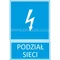 TZI plate - NETWORK DIVISION 148x210mm blue