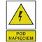 TZO-Schild - LIVE 148x210mm gelb