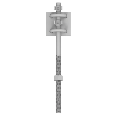 U-shaped tension holder, M10 screw, hot-dip galvanized