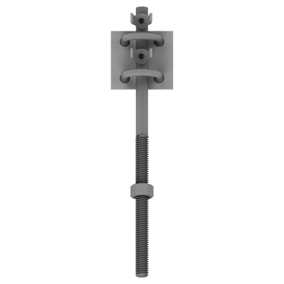 U-shaped tension holder, M10 screw, hot-dip galvanized