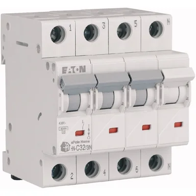 Überstromschutzschalter HN-C32/3N, 6 kA, In = 32 A, C-Charakteristik, 3+N-Pole. HN-Serie