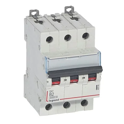 Überstromschutzschalter S 303 3P B 2A 6000A DX3-Serie