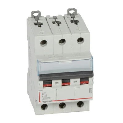 Überstromschutzschalter S 303 3P C 6A 6000A DX3-Serie