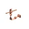 Uchwyt dachówkowy profilowany skręcany śruba wzór 29 wysokość 10cm miedziany