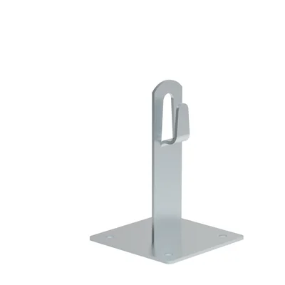 Uchwyt dachowy z płytką zaciskany 100x70x70mm