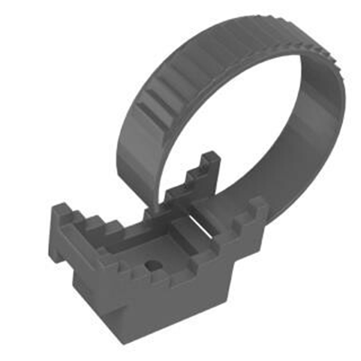 Uchwyt paskowy czarny 30mm