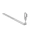 Uchwyt pod dachówkę z zaczepem zaciskany 415x100mm