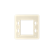 Uhr, Thermostat, Programmierer, Controller-Abdeckung, beige
