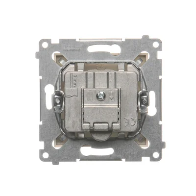 Ukončení R-TV anténní zásuvka pro průchozí zásuvky (modul) krémová