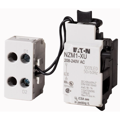 Undervoltage release with terminal block, NZM1-XU208-240AC