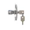 Unipolar key switch 2-position "0-I" 5A 250V for soldering satin metallized