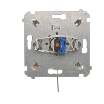 Unipolar key switch (module) 2-position 0-I N/O contact 5 A 230V cream