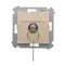 Unipolar key switch (module) 2-position 0-I N/O contact 5 A 230V cream
