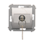 Unipolar key switch (module) 2-position 0-I N/O contact 5 A 230V silver (metallic)