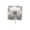 Unipolar key switch (module) 2-position 0-I N/O contact 5 A 230V silver (metallic)