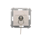 Unipolar key switch (module) 2-position 0-I N/O contact 5 A 230V white