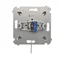 Unipolar key switch (module) 2-way N/O contact, 5 A, 250. , matt bronze metallic