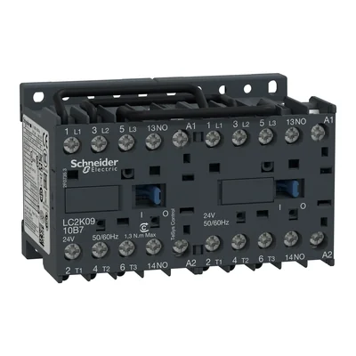 Unité d'inversion TeSys K AC3 9A 3P 1NO bobine 24VAC bornes à cage