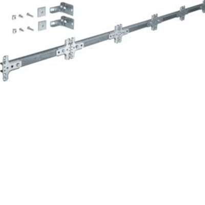 UNIVERS 5-pole cable support rail mounted in a 1250x76mm housing