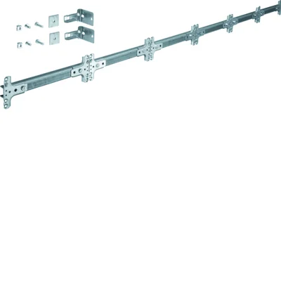 UNIVERS 6-pole cable support rail mounted in a 1500x76mm housing