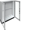 UNIVERS Appareillage au sol IP55/I 1300x1800x400 avec embase 100mm, porte transparente