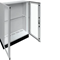 UNIVERS Appareillage au sol IP55/I 1300x1800x400 avec embase 200mm, porte transparente