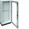UNIVERS Appareillage au sol IP55/I 550x1800x275 avec embase 100mm, porte transparente