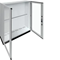 UNIVERS Appareillage au sol IP55/II 1550x1800x400 avec embase 100mm, porte transparente