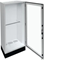 UNIVERS Appareillage au sol IP55/II 800x1800x400 avec embase 200mm, porte transparente